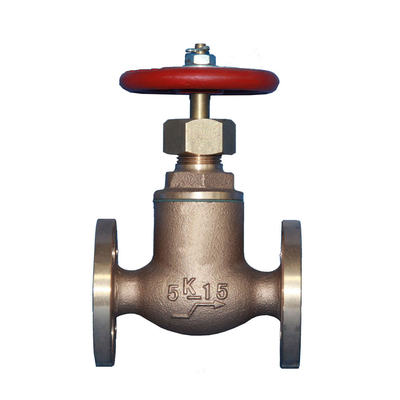 QINGDAO Çin Deniz Bronz Vurucu Aşağı Kontrol Küre Valfı JIS F7351 5K