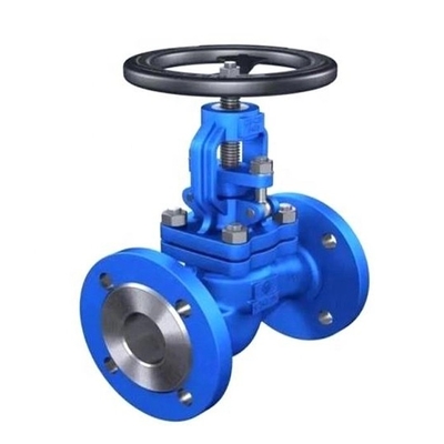 DIN GS-C25 dökme demir küre valfi (WJ41H) DIN Standard GS-C25 Karbon Çelik Flange RF Bellows Seal Globe Valve