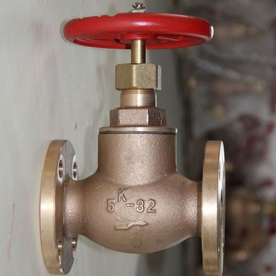 QINGDAO Çin Deniz Bronz Vurucu Aşağı Kontrol Küre Valfı JIS F7351 5K