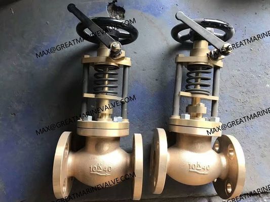 JIS F7399 Deniz bronz acil kapanma valfi JIS F7399 5K/10K