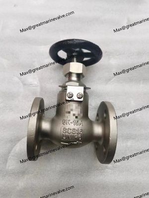 JIS SUS VALVES FOR KOREA MARKET,SCS16/SCS14 Globe valve,angle valves,check valves according to JIS F7301 해양밸브 스테인레스 스
